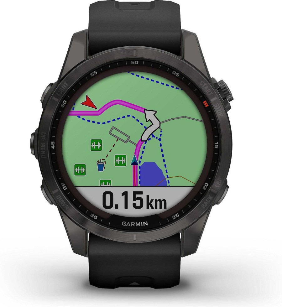 Uhren Garmin | Garmin Fenix® 7S Sapphire Solar Titan 010-02539-25 Smartwatch Bluetooth, Gps, Pulsmessung