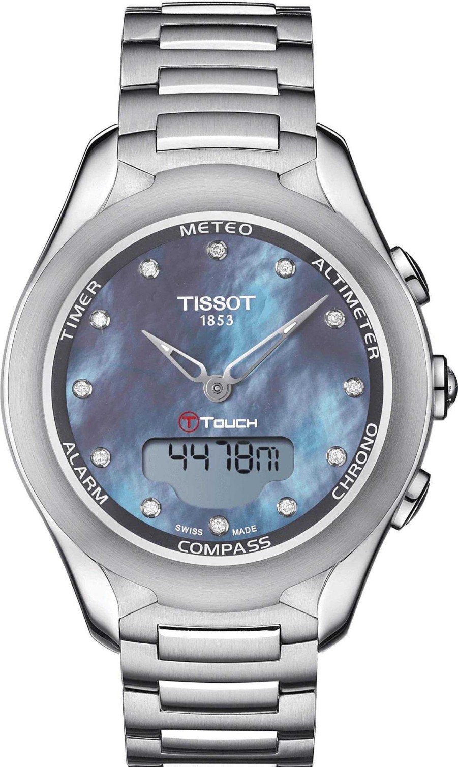 Uhren Tissot | Tissot Tissot T-Touch Lady Solar T075.220.11.106.01 Damenchronograph