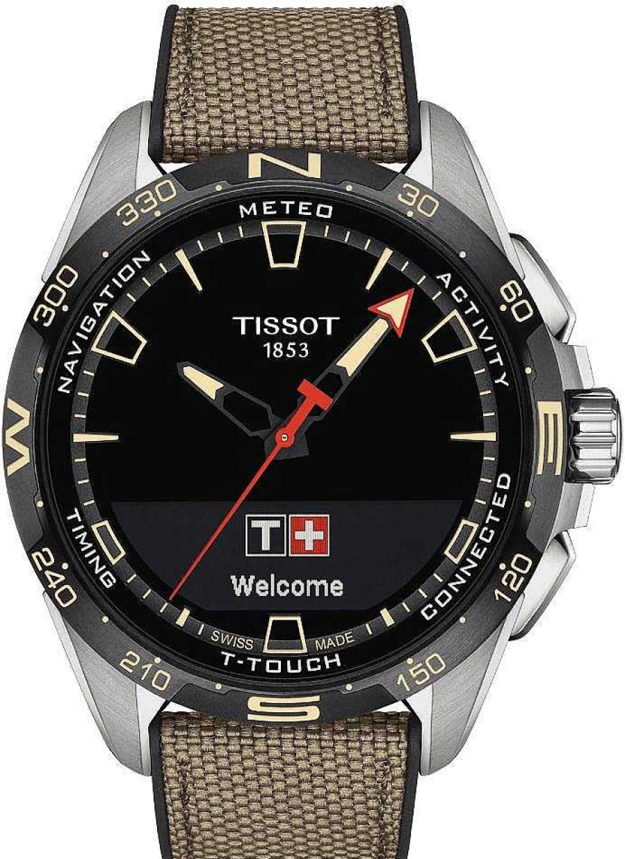 Uhren Tissot | Tissot T-Touch Connect T121.420.47.051.07 Herrenarmbanduhr Smartwatch