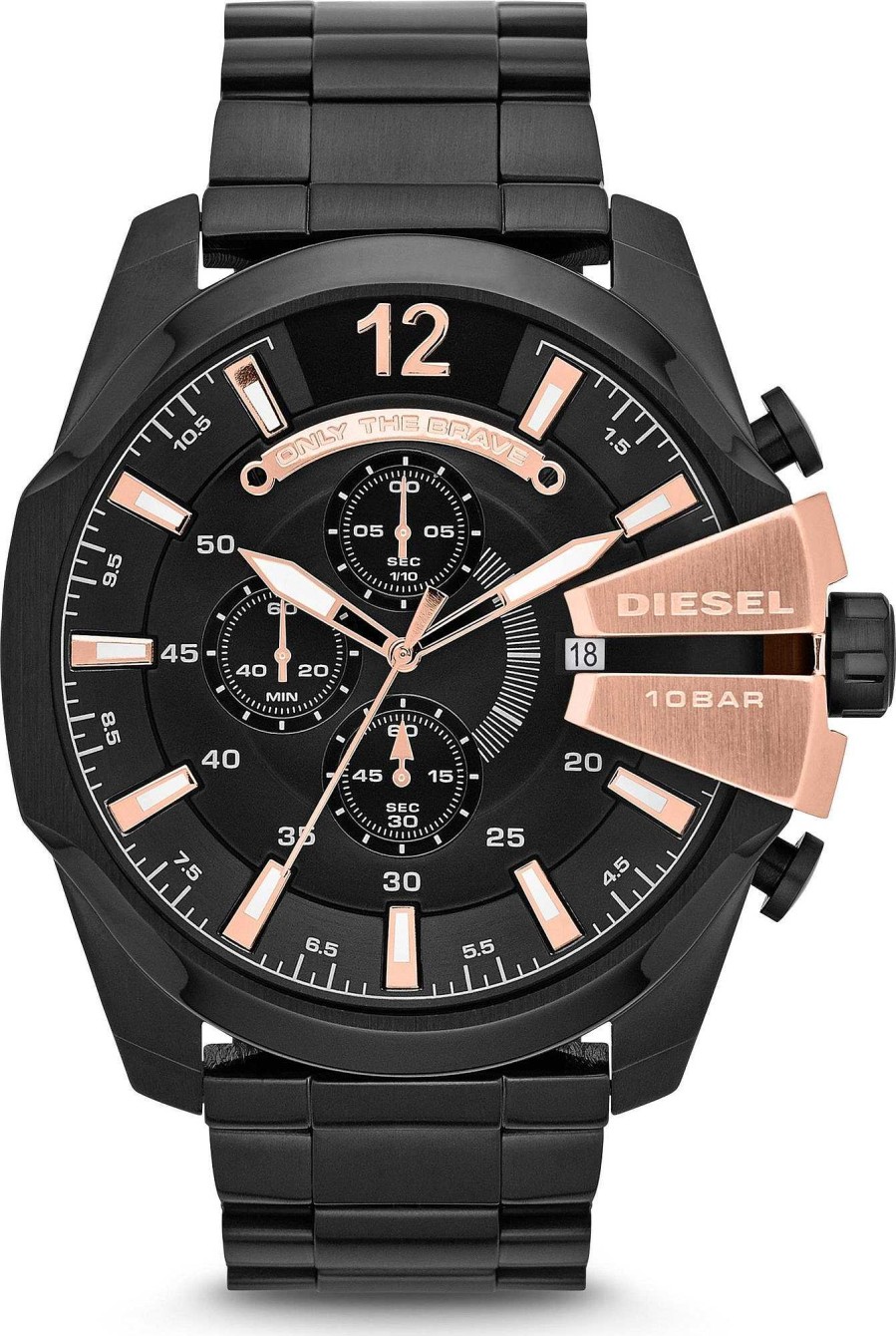 Uhren DIESEL | Diesel Mega Chief Dz4309 Herrenchronograph Design Highlight