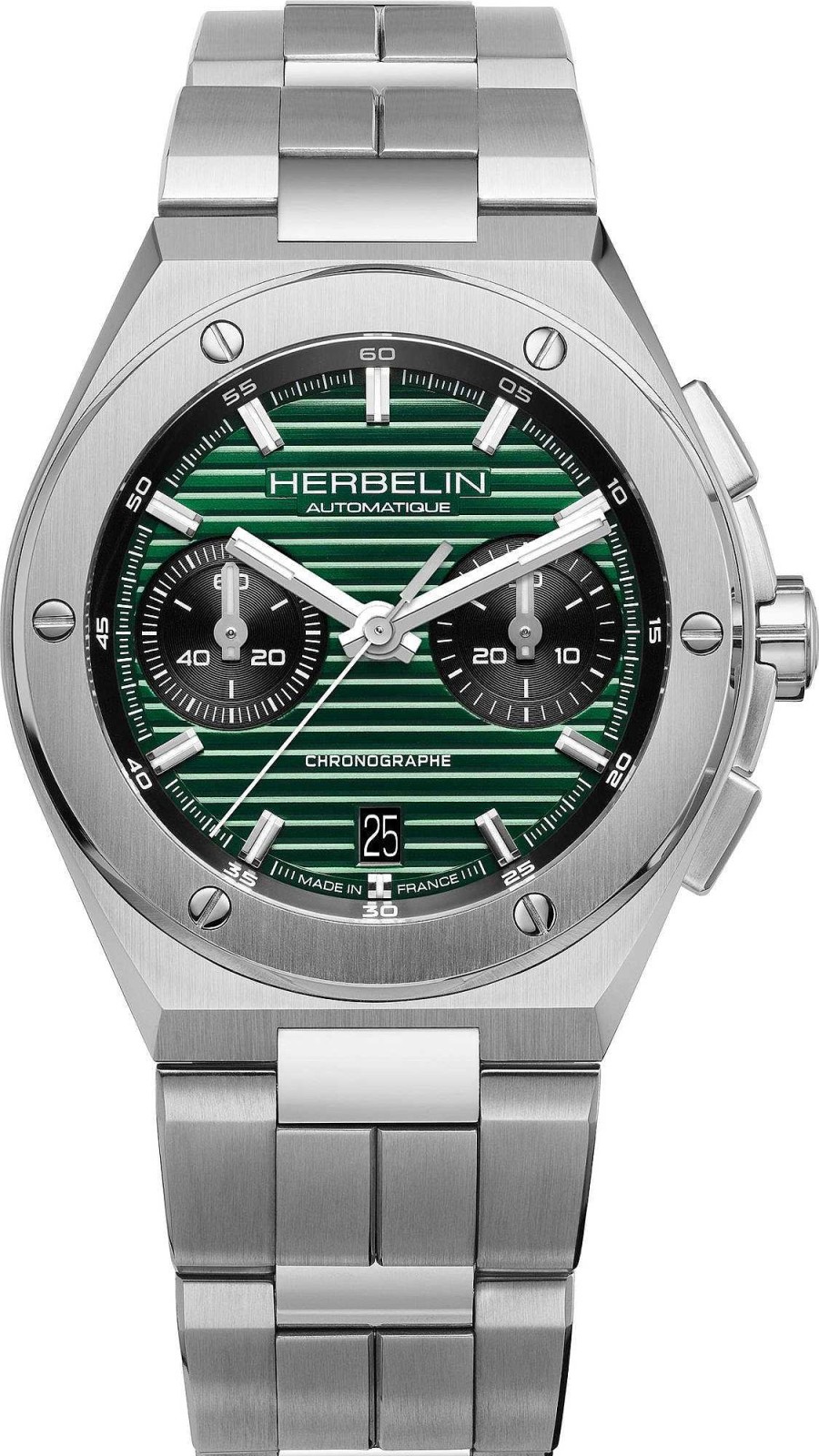 Uhren Michel Herbelin | Michel Herbelin Cap Camarat 245B46 Herren Automatikchronograph