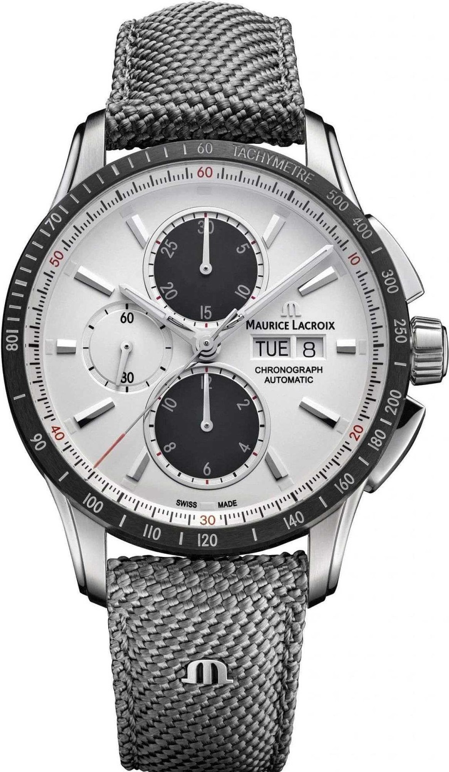 Uhren Maurice Lacroix | Maurice Lacroix Pontos Pt6038-Ssl24-130-2 Herren Automatikchronograph