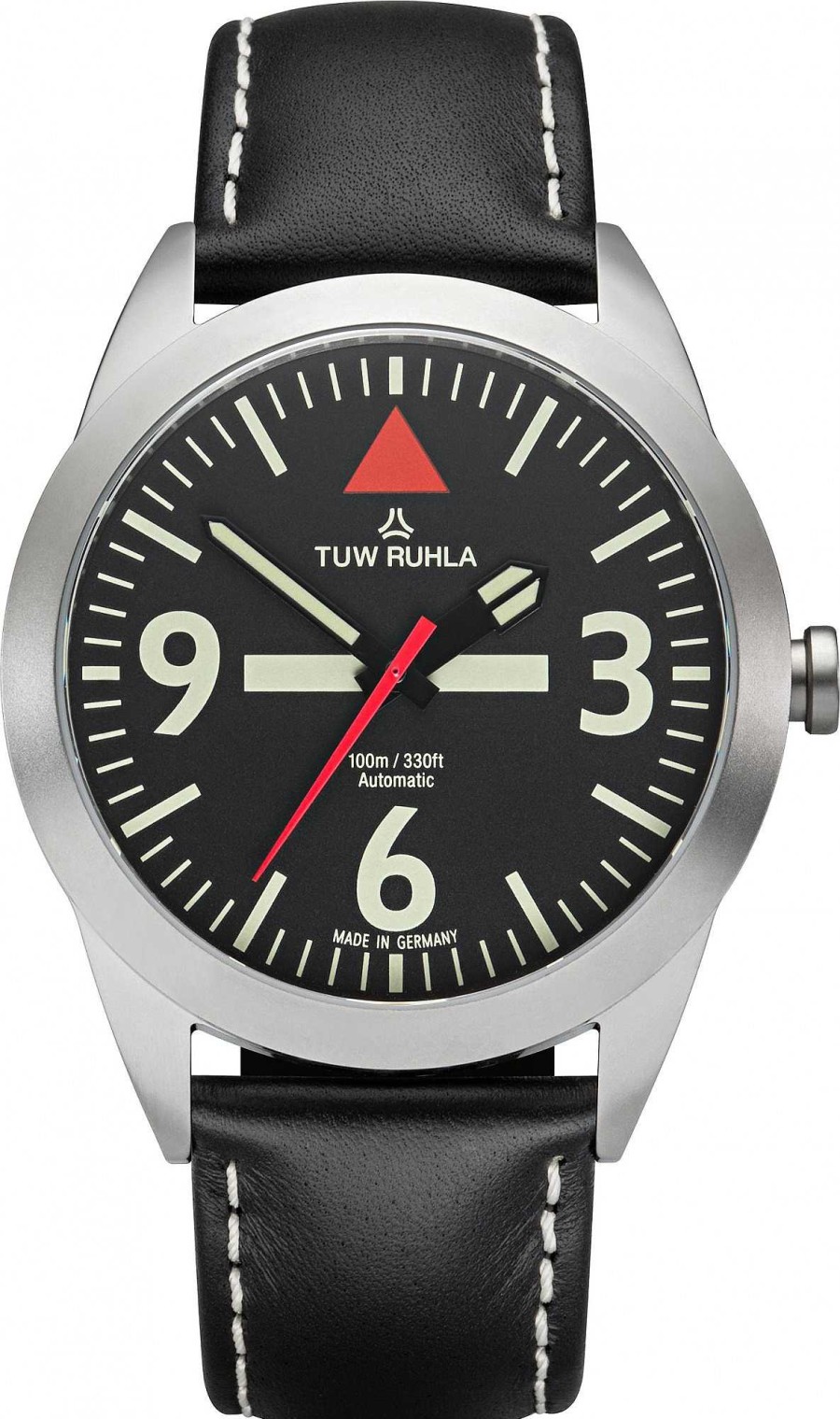 Uhren TUW Ruhla | Tuw Ruhla Aviator 10543-021602 Herren Automatikuhr Sehr Gut Ablesbar