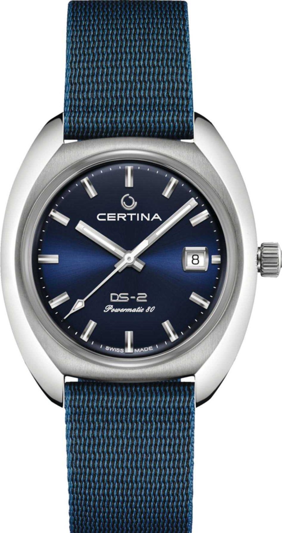 Uhren Certina | Certina Heritage Ds-2 Powermatic C024.407.18.041.00 Herren Automatikuhr 80H Gangreserve