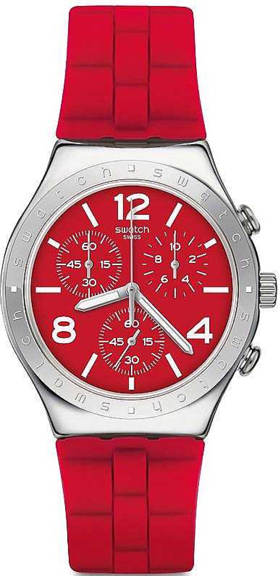 Uhren Swatch | Swatch Rouge De Bienne Ycs117 Herrenchronograph Sehr Elegant