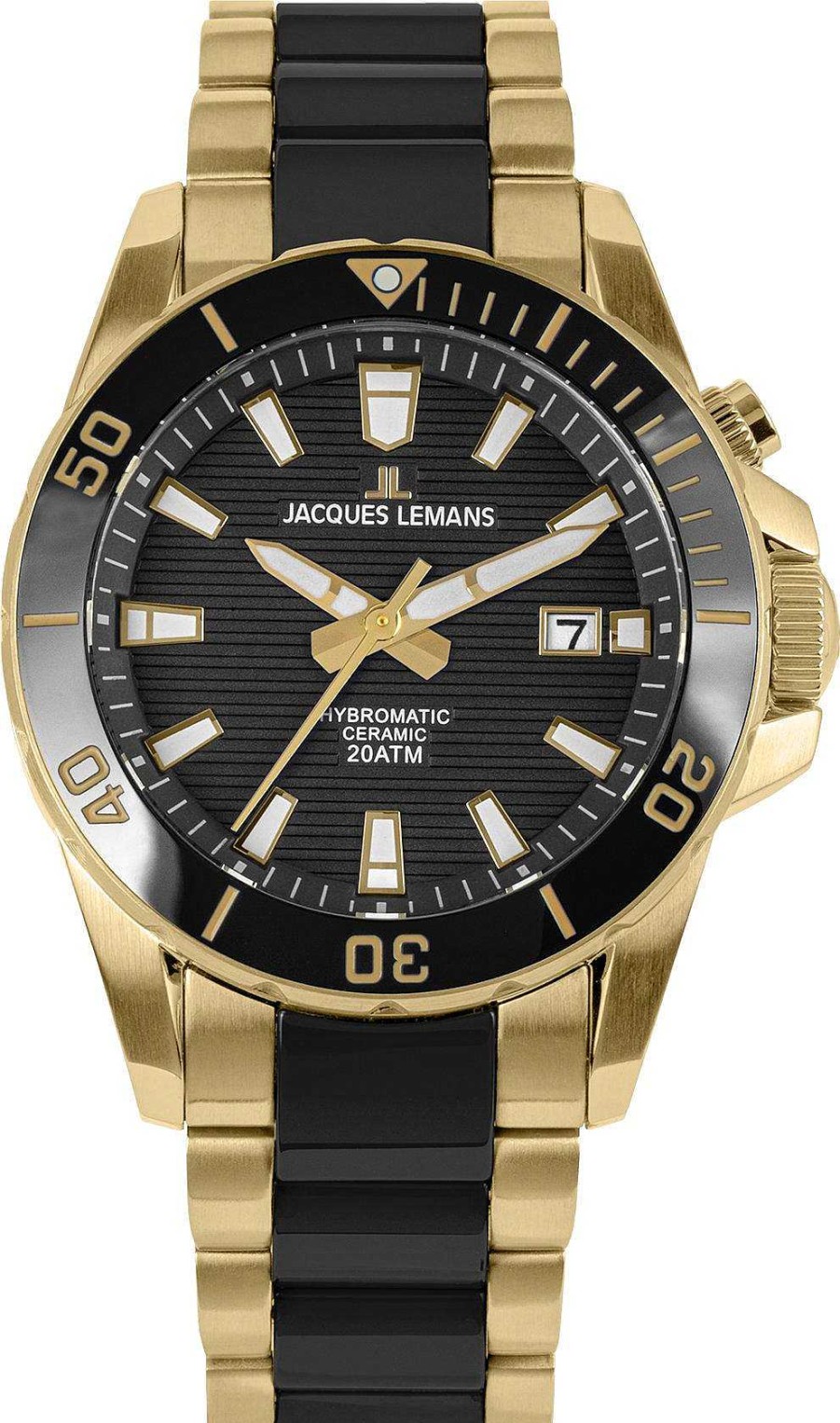 Uhren Jacques Lemans | Jacques Lemans Hybromatic 1-2222D Herren Automatikuhr