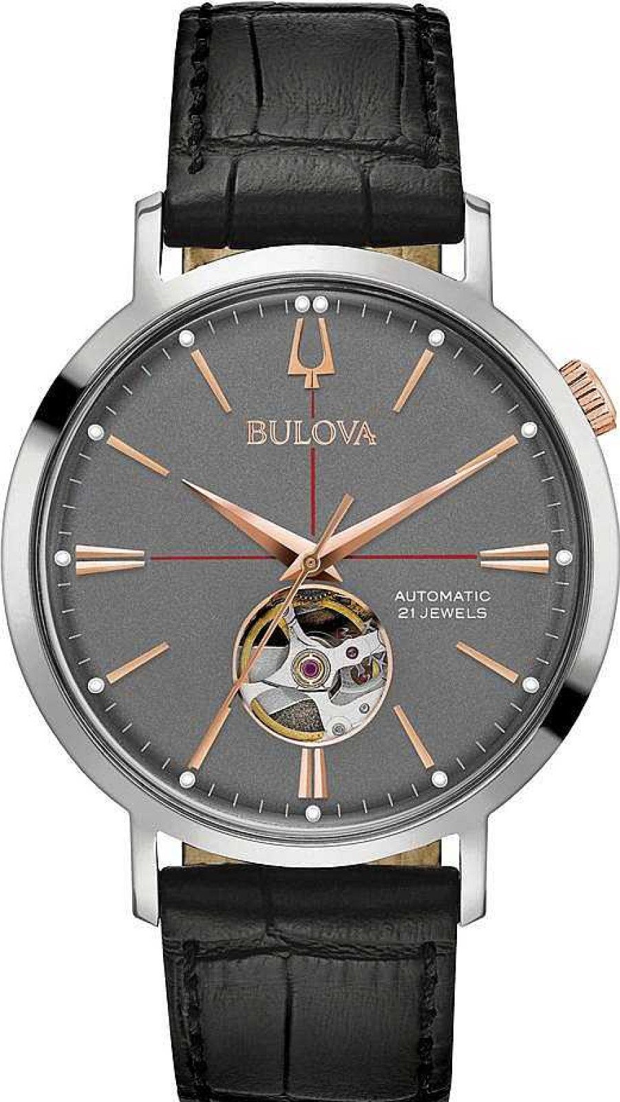 Uhren Bulova | Bulova Automatic 98A187 Herren Automatikuhr