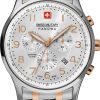 Uhren Swiss Military Hanowa | Hanowa Swiss Military Patriot Chrono 06-5187.12.001 Sportliche Herrenuhr Mit 2 Wechselb Ndern