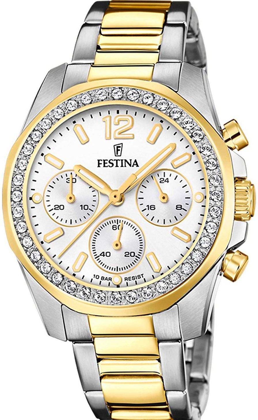 Uhren Festina | Festina Boyfriend F20607/1 Damenchronograph