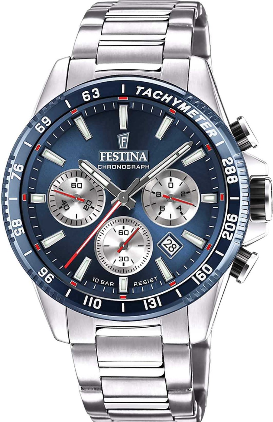 Uhren Festina | Festina Timeless Chronograph F20560/2 Herrenchronograph