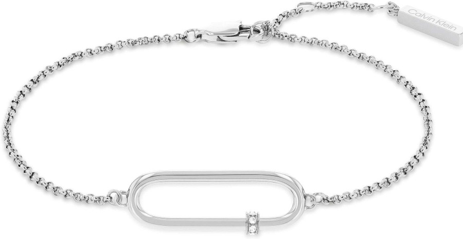 Schmuck Calvin Klein Jewelry | Calvin Klein Jewelry Elongated Oval 35000183 Damenarmband