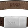 Schmuck BOSS JEWELLERY | Boss Jewellery Leather Essentials 1580034M Herrenarmband