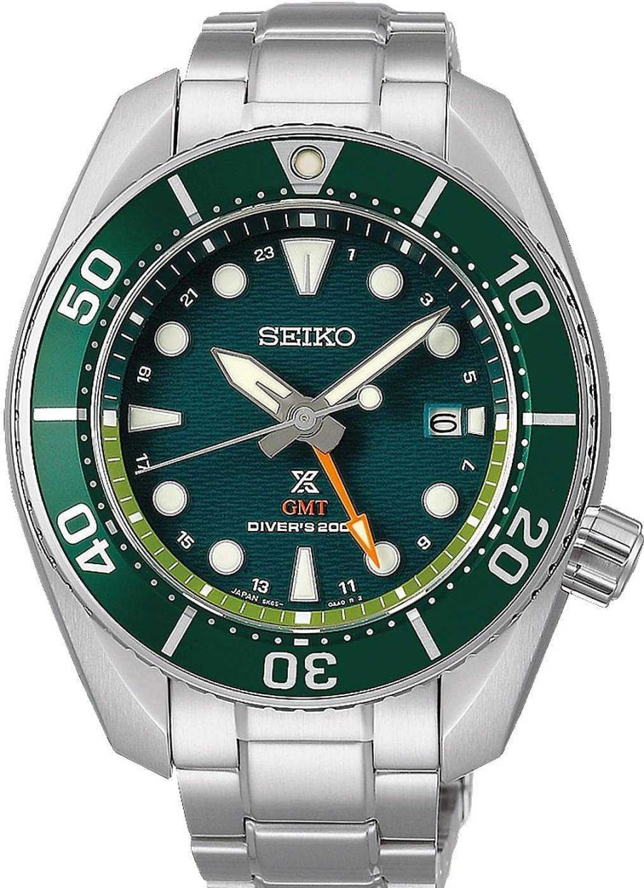 Uhren Seiko Prospex | Seiko Prospex Divers Gmt Solar "Sumo" Sfk003J1 Herrenarmbanduhr Taucheruhr