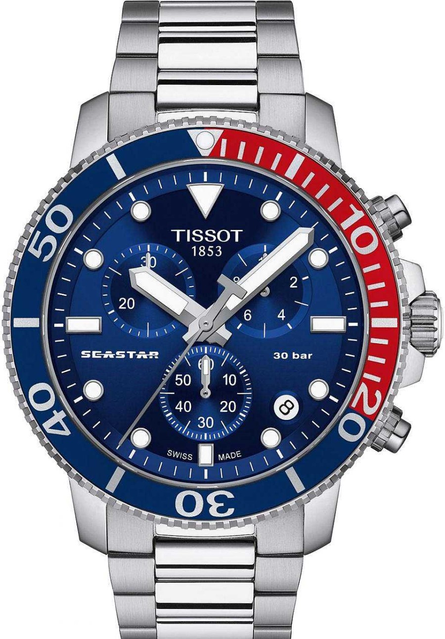 Uhren Tissot | Tissot Tissot Seastar 1000 Quartz Chronograph T120.417.11.041.03 Herrenchronograph