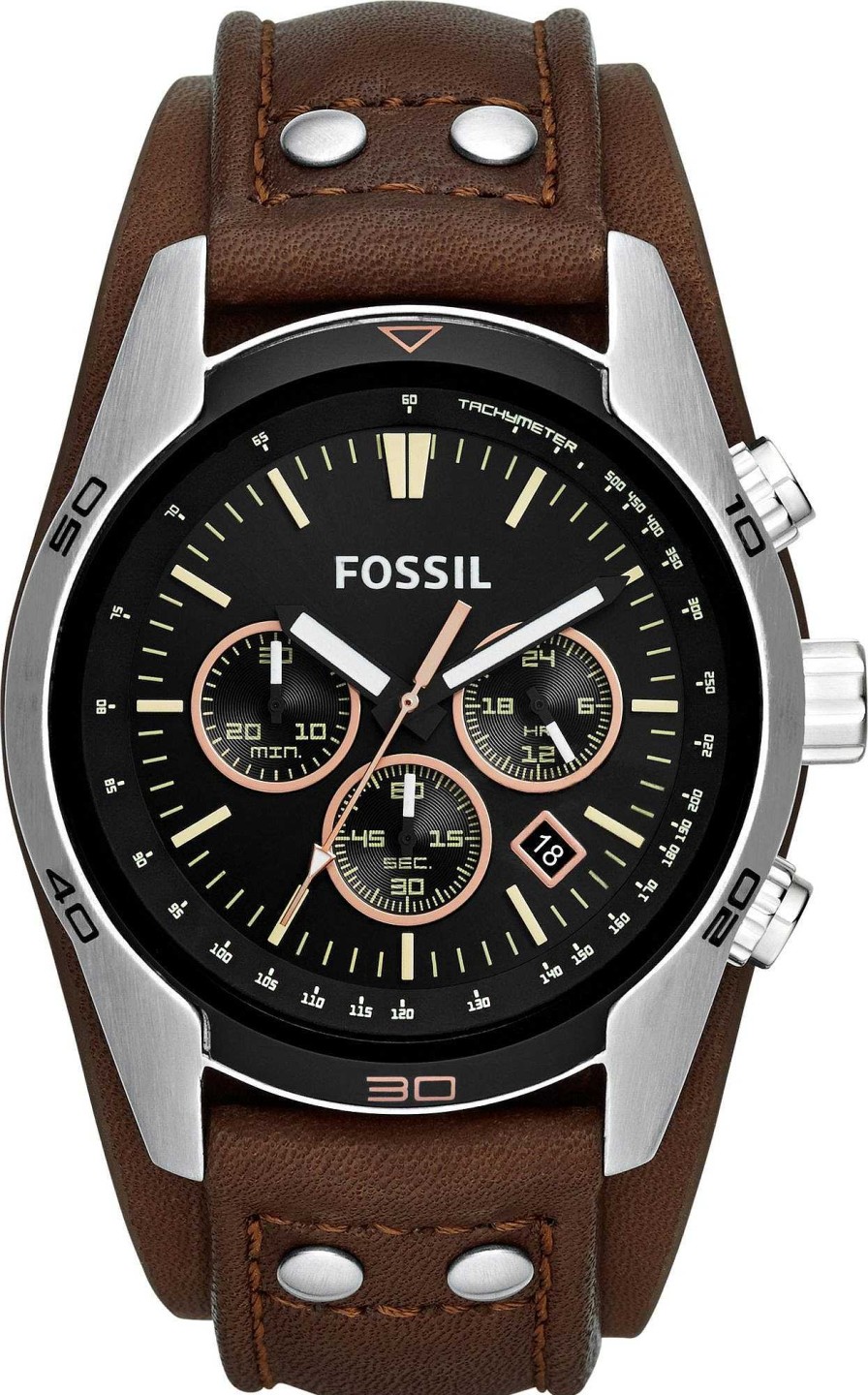 Uhren Fossil | Fossil Coachman Ch2891 Herrenchronograph Design Highlight