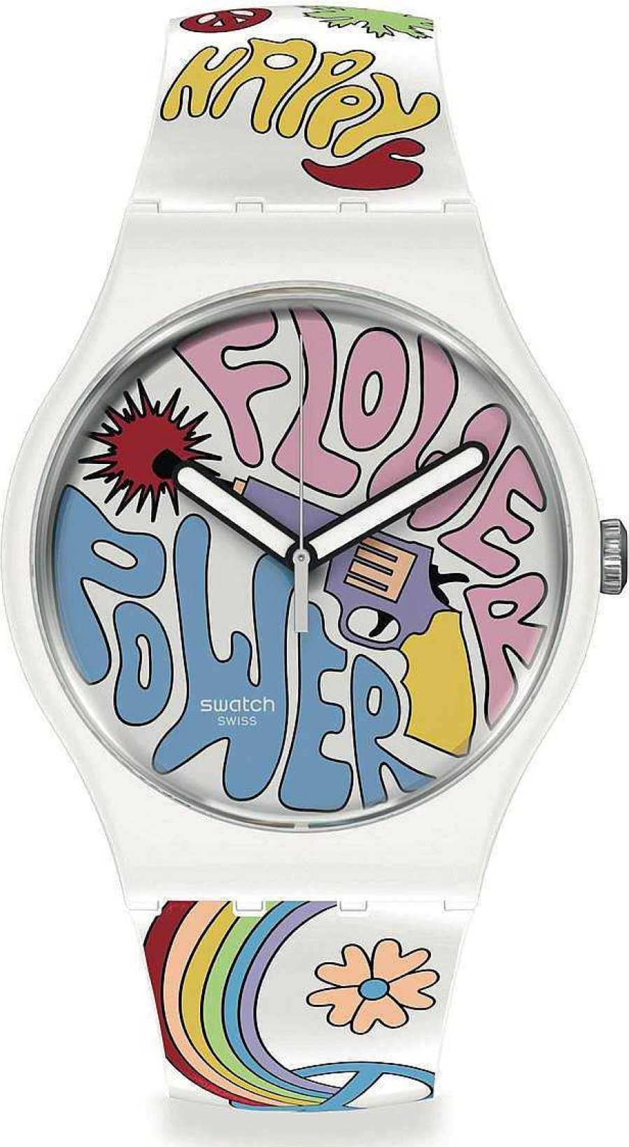 Uhren Swatch | Swatch Original New Gent Bioceramic Standard Power Of Peace So32W107 Unisexuhr