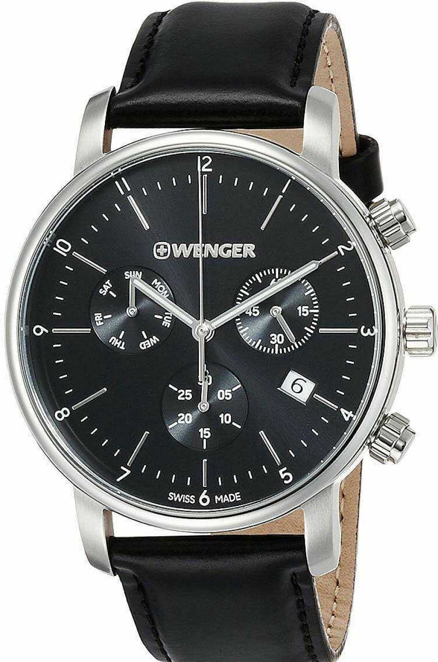 Uhren Wenger | Wenger Urban Classic 01.1743.102 Herrenchronograph