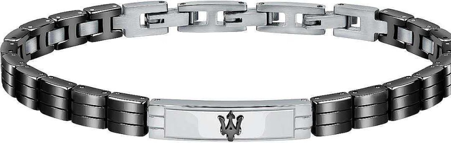 Schmuck MASERATI | Maserati Maserati Jewels Jm221Atz07 Herrenarmband