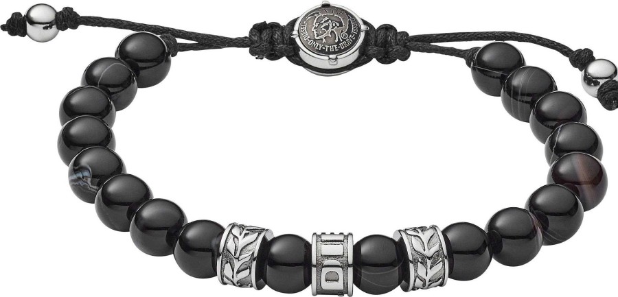 Schmuck DIESEL Jewellry | Diesel Jewellry Beads Dx1101040 Herrenarmband