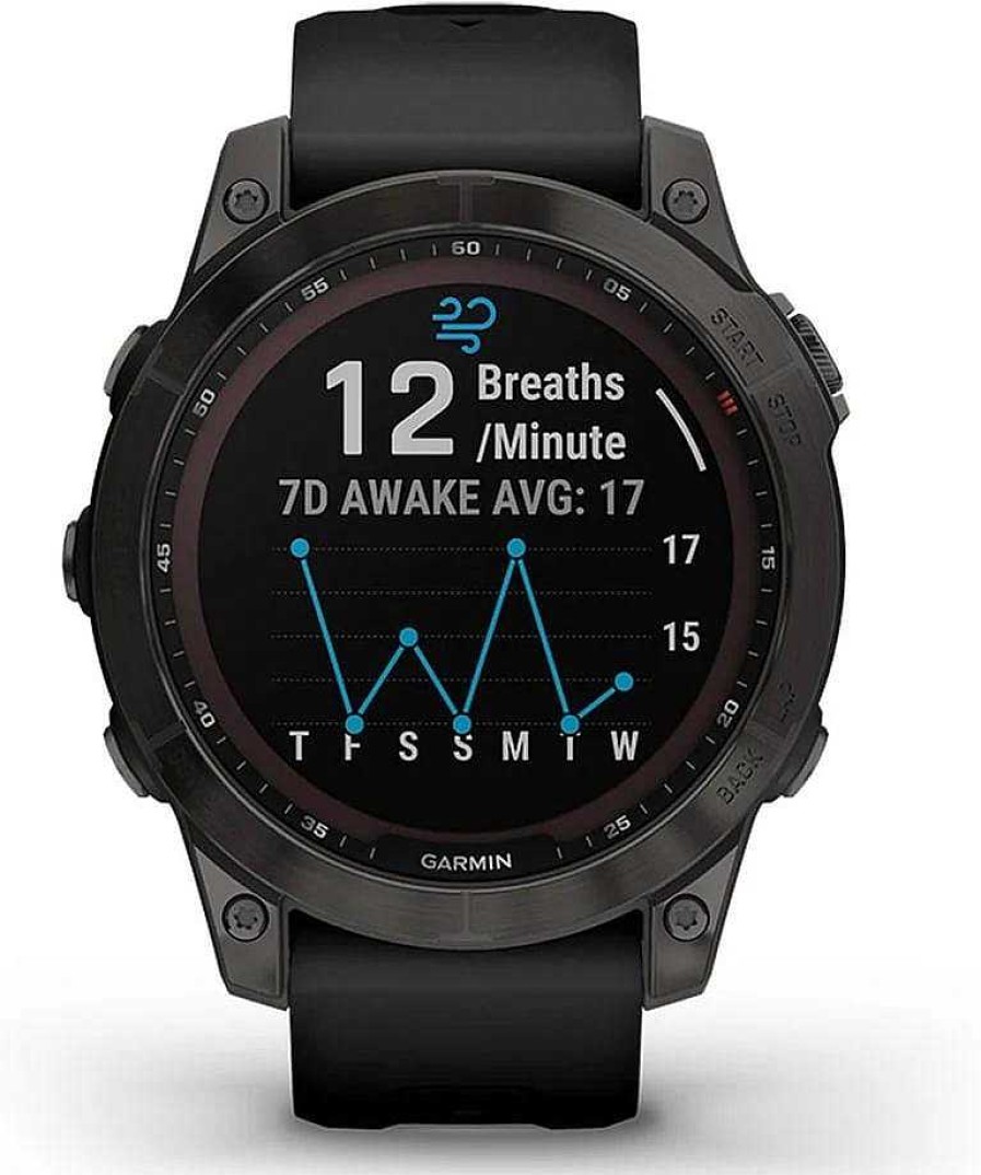 Uhren Garmin | Garmin Fenix® 7 Sapphire Solar Titan 010-02540-21 Smartwatch Bluetooth, Gps, Pulsmessung