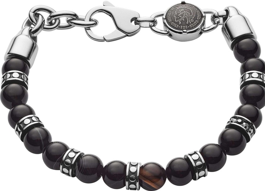 Schmuck DIESEL Jewellry | Diesel Jewellry Beads Dx1163040 Herrenarmband