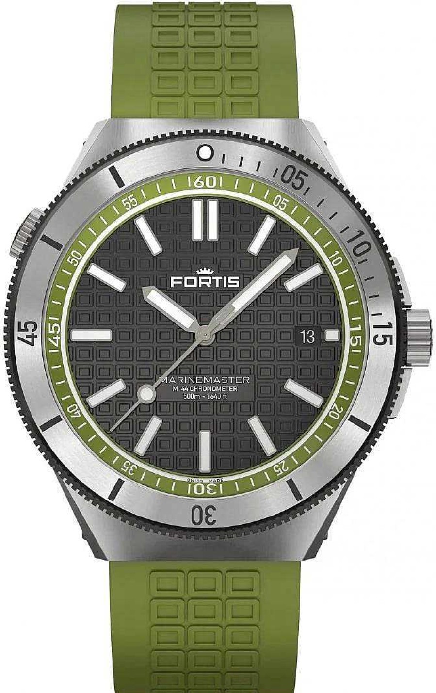 Uhren Fortis | Fortis M-44 "Woodpecker Green" F8120019 Herren Automatikuhr