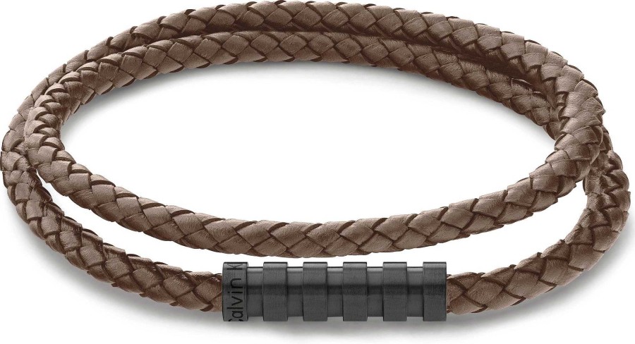 Schmuck Calvin Klein Jewelry | Calvin Klein Jewelry Wrapped & Braided 35000096 Herrenarmband