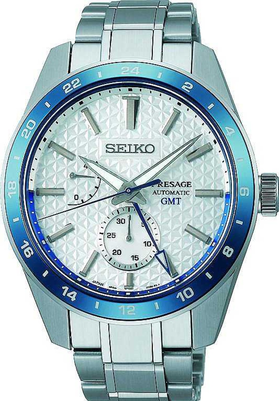 Uhren Seiko Presage | Seiko Presage Presage Automatik Gmt 140Th Anniversary „Limited" Edition 2021 Spb223J1 Herren Automatikuhr