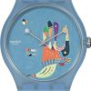 Uhren Swatch | Swatch Blue Sky, By Vassily Kandinsky, The Watch Suoz342 Armbanduhr