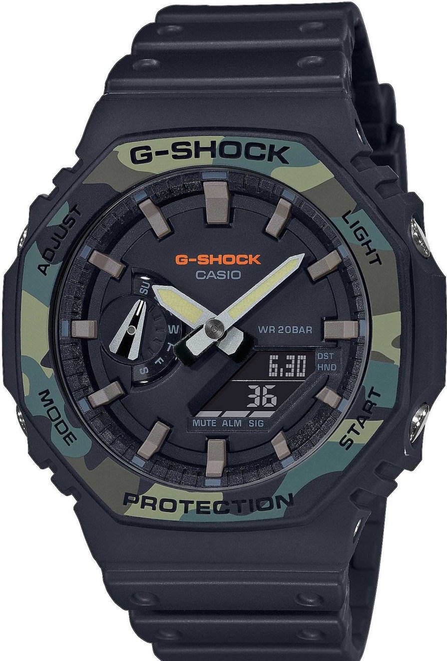 Uhren Casio G-Shock | Casio G-Shock Classic Ga-2100Su-1Aer Herrenchronograph