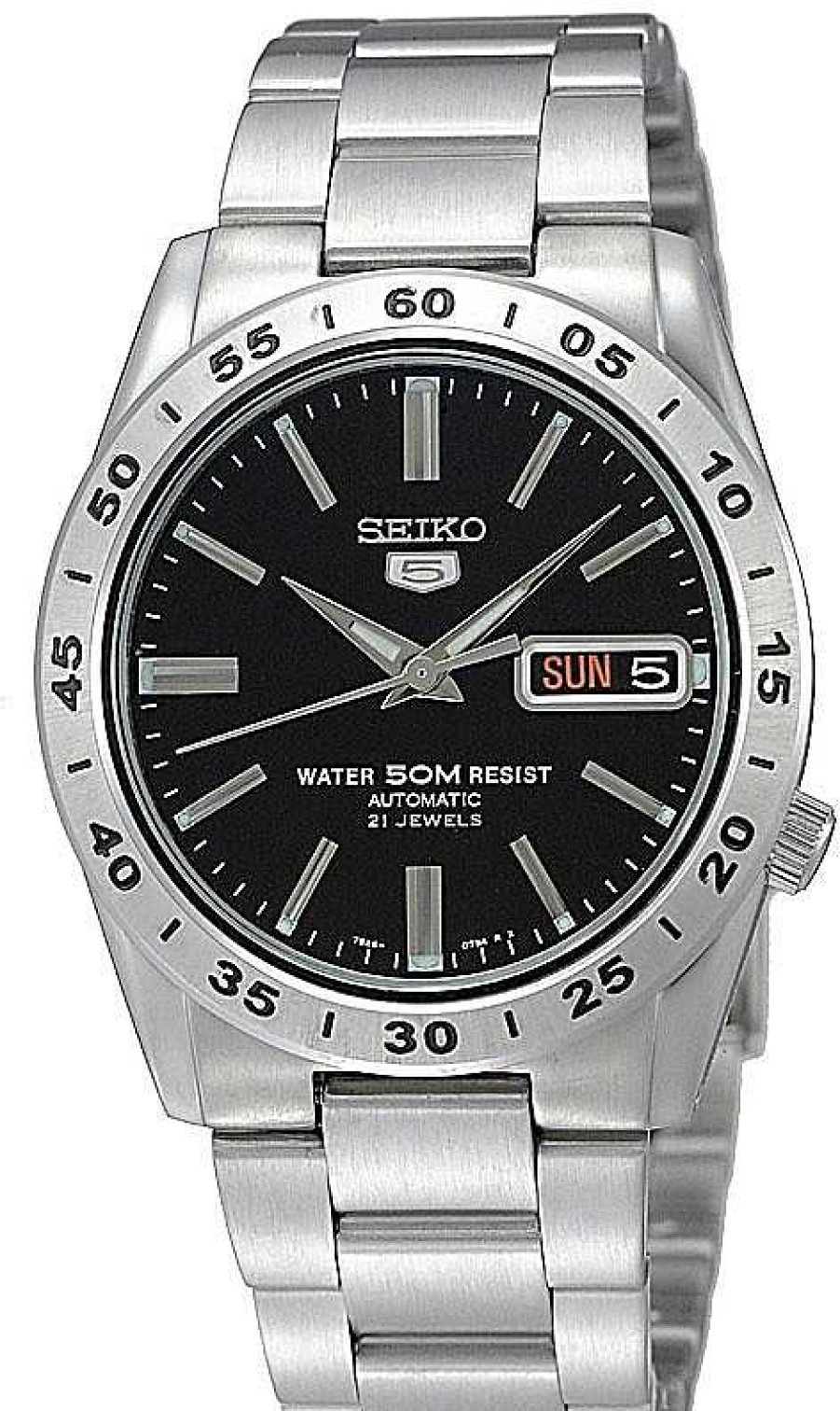 Uhren Seiko 5 | Seiko 5 Gents Snke01K1 Sportliche Herrenuhr Sehr Gut Ablesbar