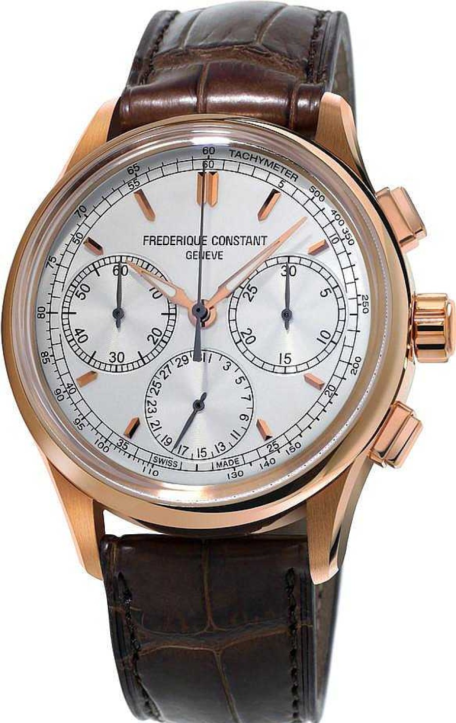 Uhren Frederique Constant Geneve | Frederique Constant Geneve Flyback Chronograph Manufacture Fc-760V4H4 Herren Automatikchronograph