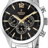 Uhren Festina | Festina Timeless Chronograph F20343/4 Herrenchronograph