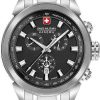 Uhren Swiss Military Hanowa | Hanowa Swiss Military Platoon Chrono Night Vision Smwgi2100202 Herrenarmbanduhr