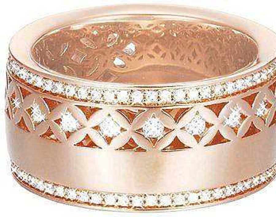 Schmuck Esprit Jewel | Esprit Jewel Jw50220 Rose Esrg02270C Ring Mit Kristallsteinen