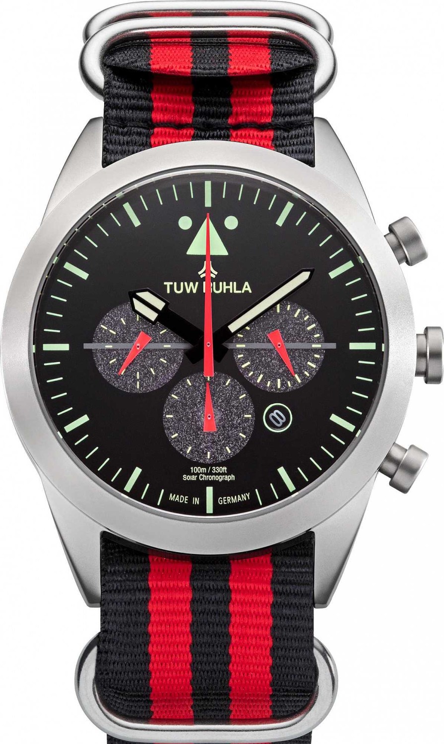 Uhren TUW Ruhla | Tuw Ruhla Aviator 51243-021822A Uhr Solarbetrieb