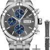 Uhren Maurice Lacroix | Maurice Lacroix Aikon Strap-Promotion Ai6038-Tt03F-330-A Herren Automatikchronograph Mit Wechselband