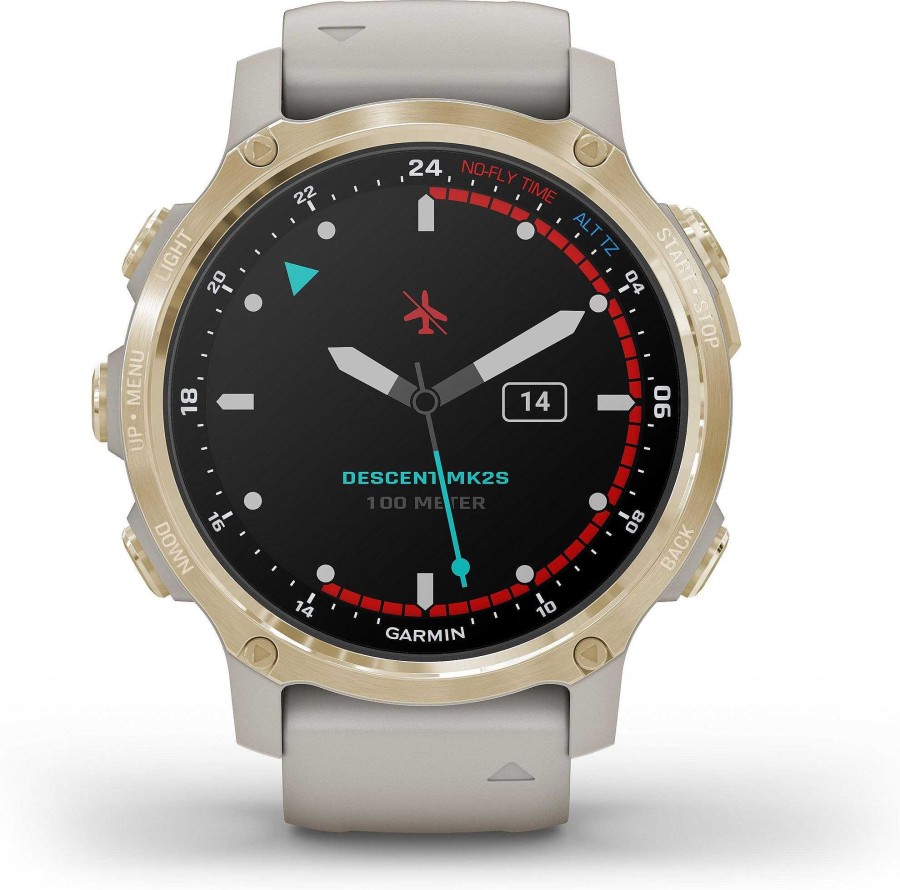 Uhren Garmin | Garmin Descent Mk2S 010-02403-01 Smartwatch Bluetooth, Gps, Pulsmessung