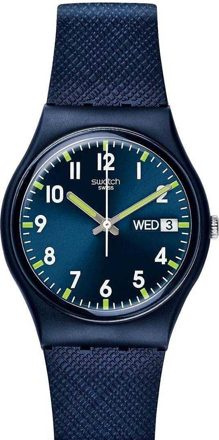 Uhren Swatch | Swatch Original Sir Blue Day Date So28N702 Armbanduhr