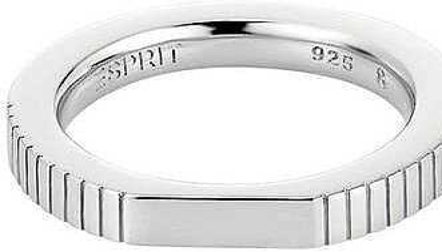 Schmuck Esprit Jewel | Esprit Jewel Marine 68 Esrg91878A Damenring Rhodiertes Sterling Silber