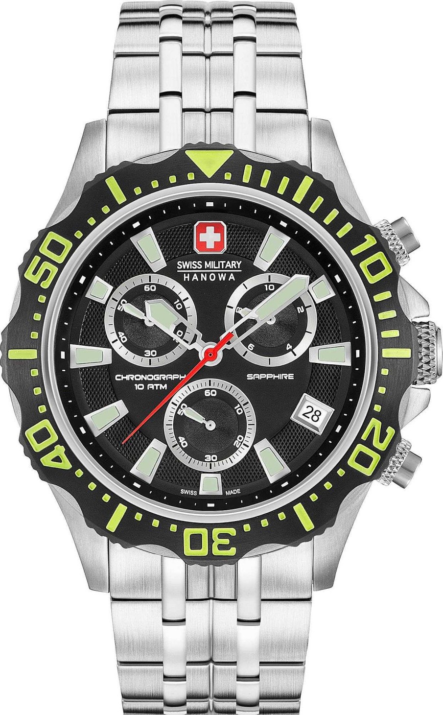 Uhren Swiss Military Hanowa | Hanowa Swiss Military Patrol Chrono 06-5305.04.007.06 Herrenchronograph