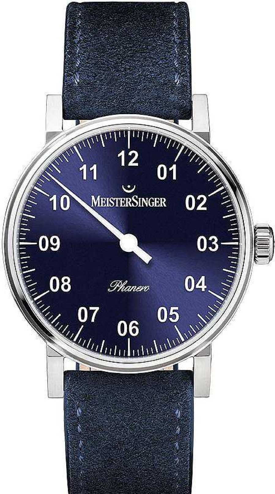 Uhren MeisterSinger | Meistersinger Phanero Ph308 Einzeigeruhr Klassisch Schlicht