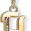 Schmuck Thomas Sabo | Thomas Sabo Buchstabe H Gold 1614-414-39 Charm Anh Nger