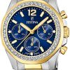 Uhren Festina | Festina Boyfriend F20607/2 Damenchronograph