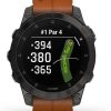 Uhren Garmin | Garmin Epix Sapphire Titan 010-02582-30 Smartwatch Bluetooth, Gps, Pulsmessung