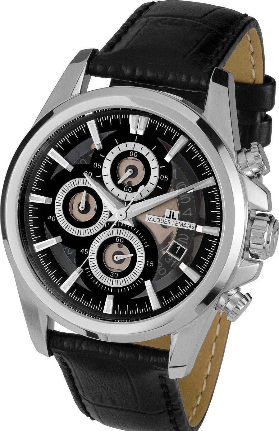 Uhren Jacques Lemans | Jacques Lemans Liverpool 1-1847A Herrenchronograph Design Highlight