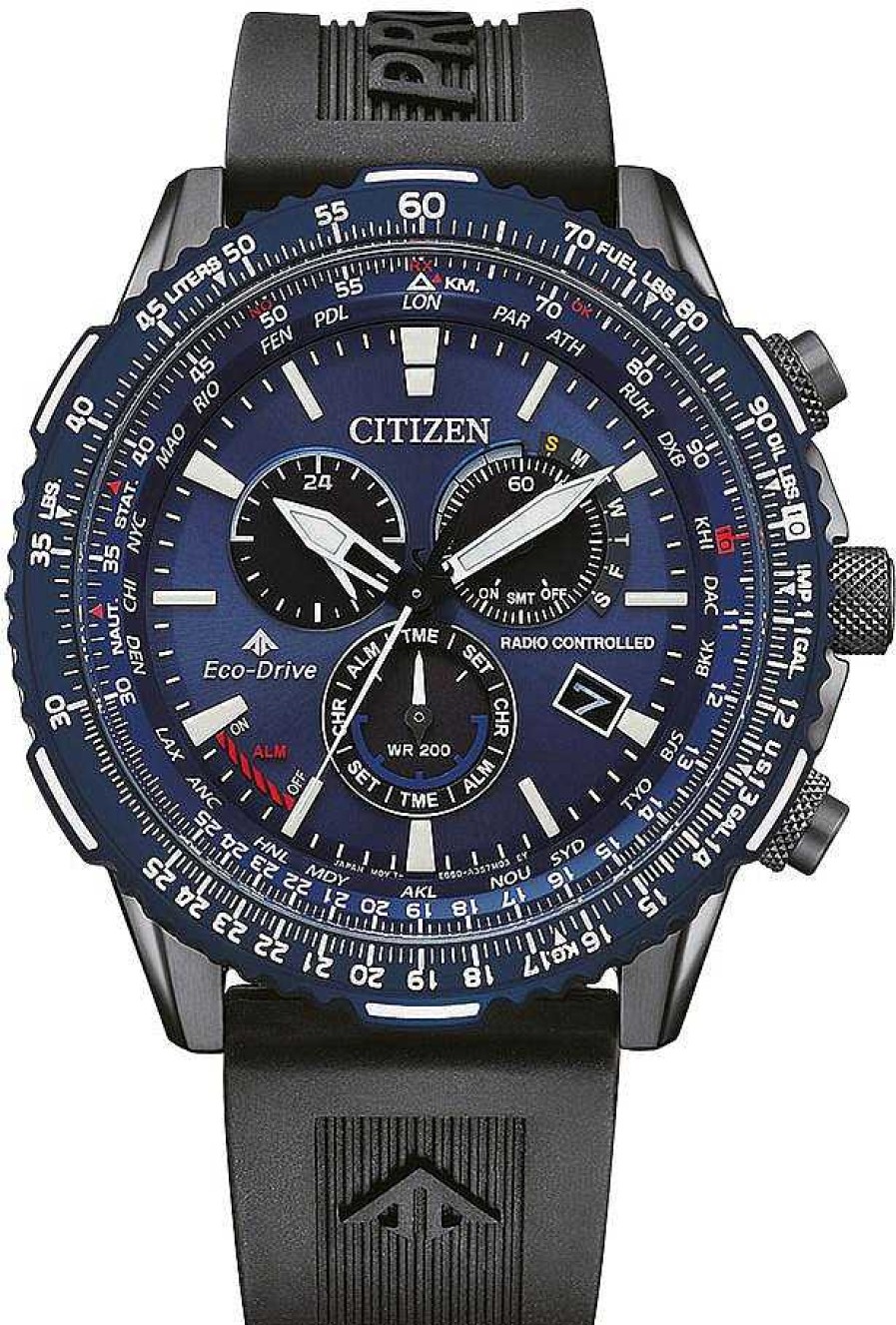 Uhren Citizen | Citizen Eco Drive Radio Controlled Citizen Cb5006-02L Herrenfunkuhr