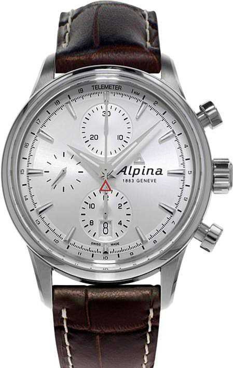 Uhren Alpina Geneve | Alpina Geneve Alpiner Chronograph Al-750S4E6 Herren Automatikchronograph Sehr Sportlich