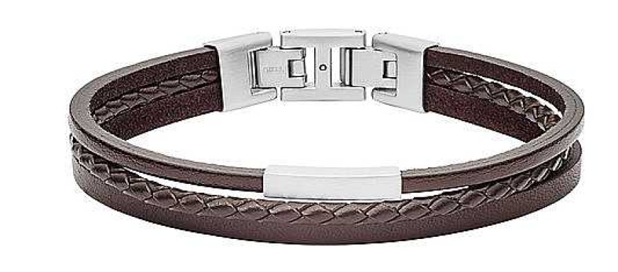 Schmuck Fossil Jewelry | Fossil Jewelry Vintage Casual Jf03323040 Herrenarmband