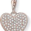 Schmuck Thomas Sabo | Thomas Sabo Herz Pav 1569-416-14 Charm Anh Nger